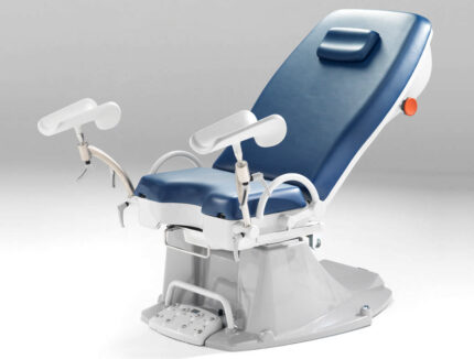 Gynecological examination chair (electric, 2 sections)