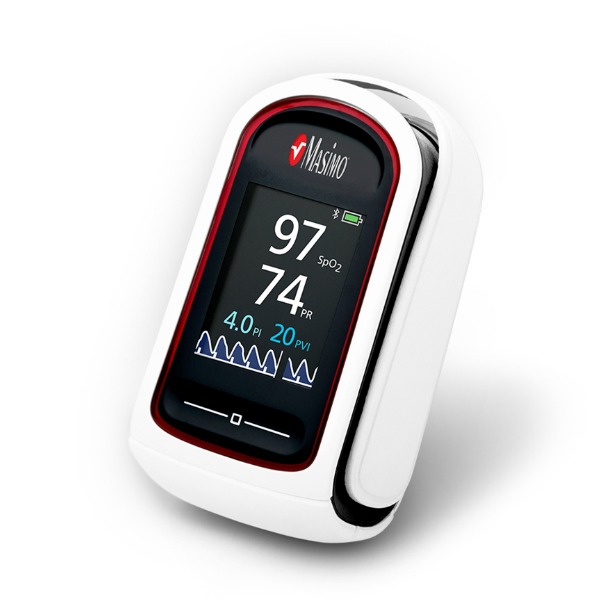 Mightysat RX Fingertip Oximeter with Bluetooth LE & PVi Mightysat RX Fingertip Oximeter with Bluetooth LE & PVi