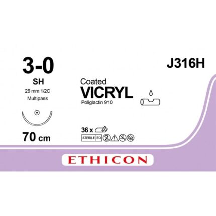 Ράμμα Vicryl 3/0 J316H - 26mm
