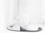 Floor-standing portable height meter seca 217