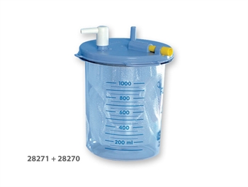 Suction bags with lid
