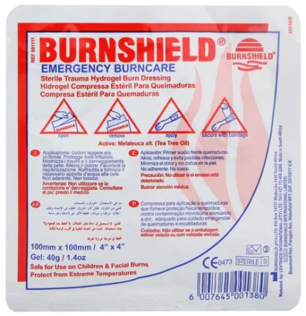 Γάζα εγκαυμάτων Burnshield 10x10cm αποστειρωμένη