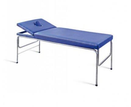 Examination bed with hole