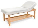 Wooden examination bed