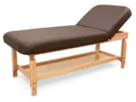 Wooden examination bed