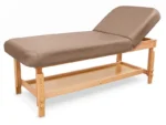 Wooden examination bed