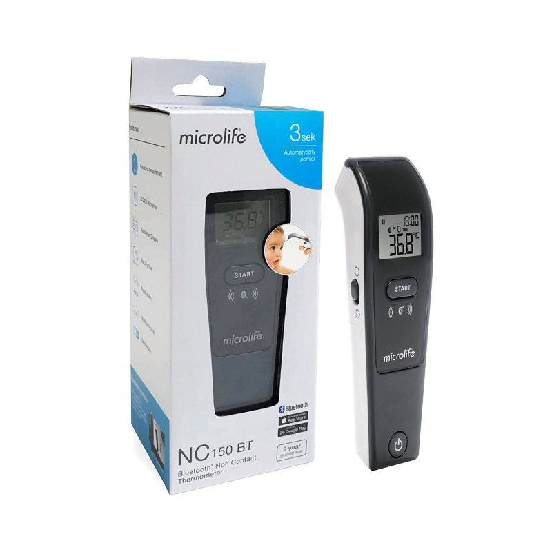 Microlife NC 150 BT Forehead Thermometer - Bluetooth Microlife NC 150 BT Forehead Thermometer - Bluetooth
