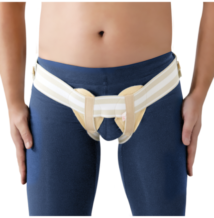 Double hernia bandage