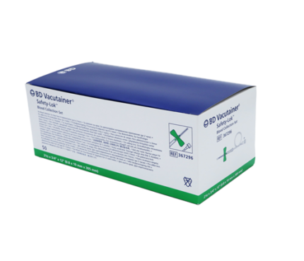 Πεταλούδες αιμοληψίας B.D. Vaccutainer 21G - 100 τμχ