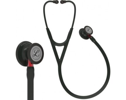 Στηθοσκόπιο Littmann Cardiology IV Black Black Finish Red Stem 6200