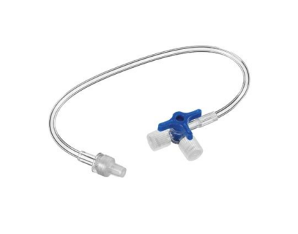 3-way connector with 10cm extension.