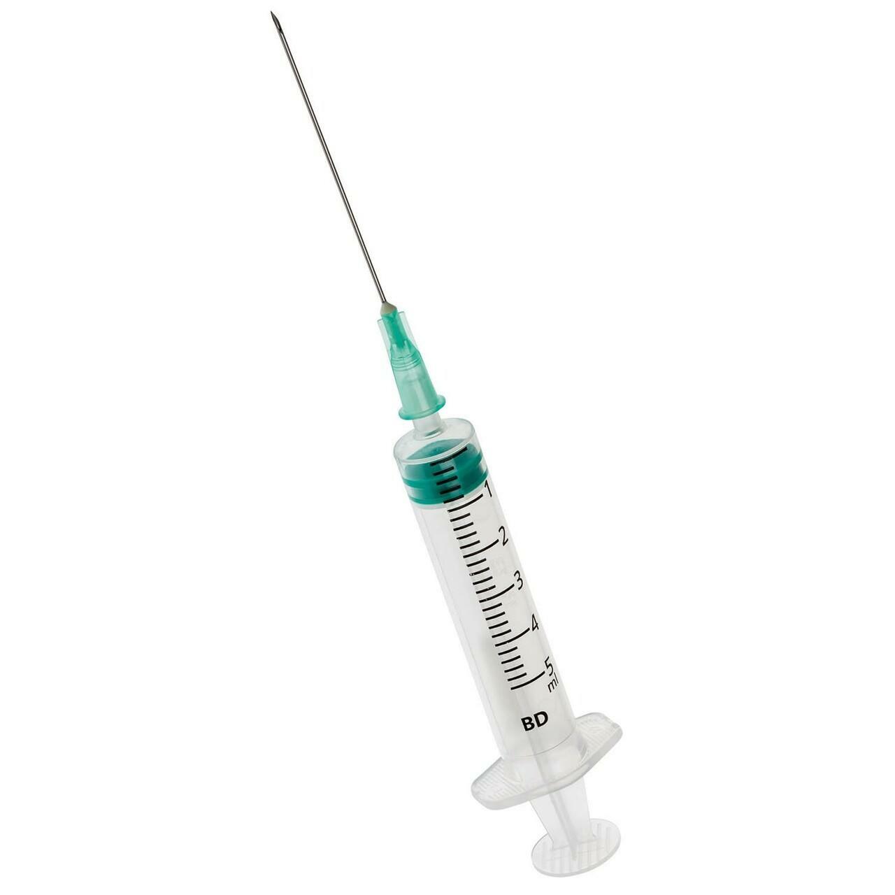 Σύριγγες Plastipak B.D. 5ml 21G - 100τμχ Σύριγγες Plastipak B.D. 5ml 21G - 100τμχ