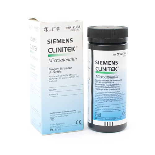 Ταινίες μέτρησης ούρων Microalbumin 2 Siemens Multistix - 25 τμχ Ταινίες μέτρησης ούρων Microalbumin 2 Siemens Multistix - 25 τμχ