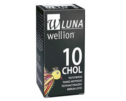Ταινίες μέτρησης χοληστερίνης Wellion Luna - 10τμχ