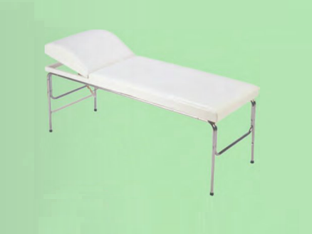 Examination bed with headrest Examination bed with headrest