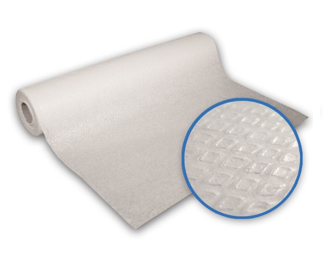 White laminated examination paper roll 50 cm x 50 m