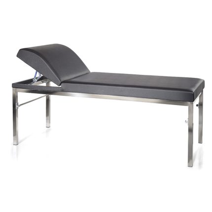 Examination bed with stainless steel frame (inox)D - bobe