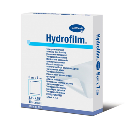 Επίθεμα κολλητικό διαφανές Hydrofilm Hartmann 6x7cm