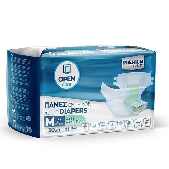 Open-Care-Πάνες-ΑκράτειαςMedium-24-Τεμάχια Open-Care-Πάνες-ΑκράτειαςMedium-24-Τεμάχια