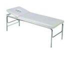 Examination bed with hole