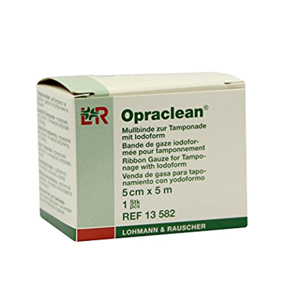 Γάζα-Ιωδοφορμίου-5x5cm-Opraclean-Lohmann-Rauscher-1