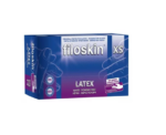 White latex gloves without powder of all sizes - 100pcs