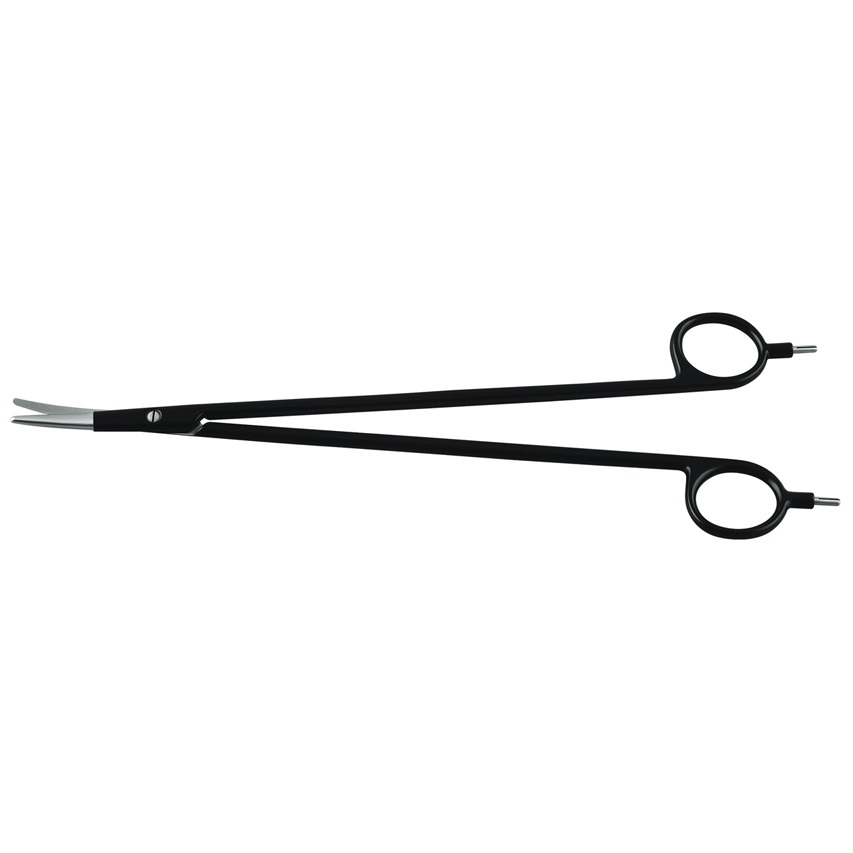 Bipolar diathermy scissors 18 cm - curved Bipolar diathermy scissors 18 cm - curved