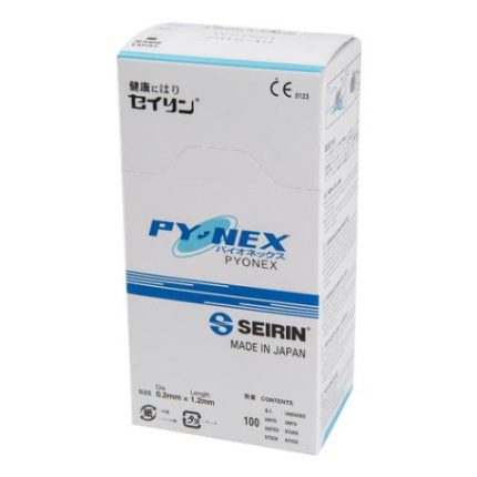 Semi-permanent acupuncture needles Seirin Pyonex 12ply 0.2 x 1.2 mm - 100 pcs
