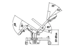 Weelko electric ENT chair - black